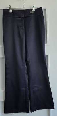 Granatowe spodnie z rozszerzaną nogawką - Rozmiar 8R