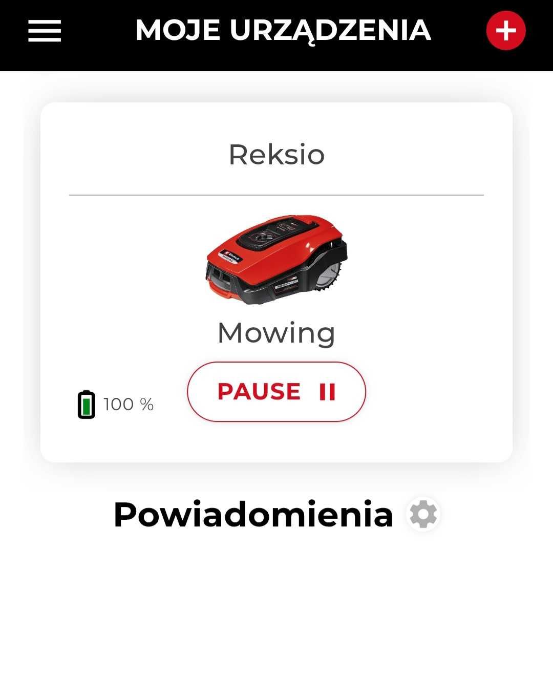 Robot koszący kosiarka