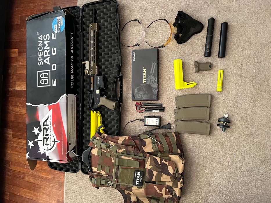 Réplica airsoft m4 full metal