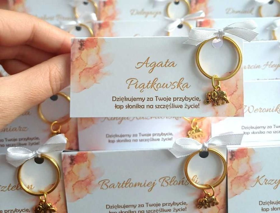 Winietka 2w1 ślub na wesele Urodziny Podziękowanie dla gości Prezent