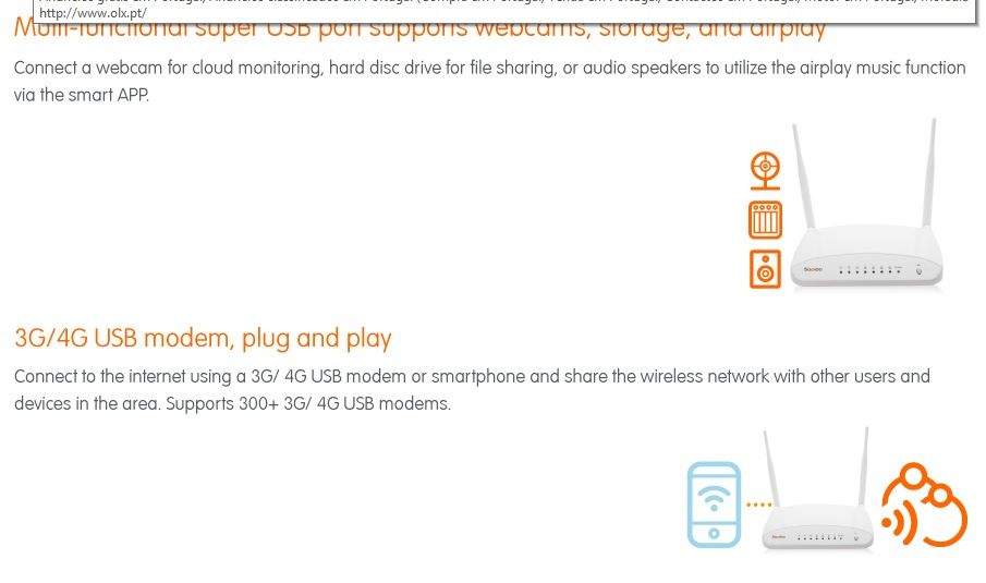 Router WiFi Gigabit GR-1733