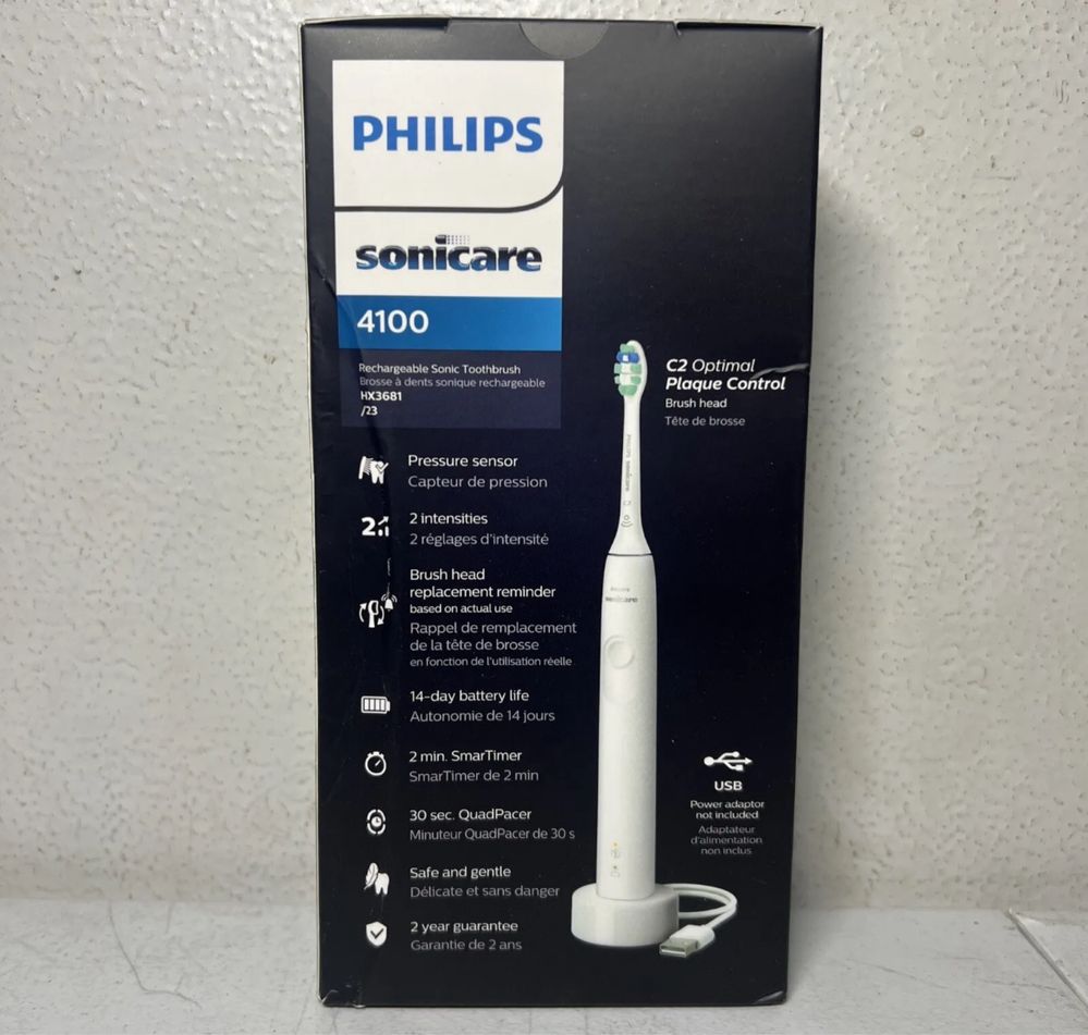 Зубна щітка Philips Sonicare 4100 HX3681/23 щетка зубная США