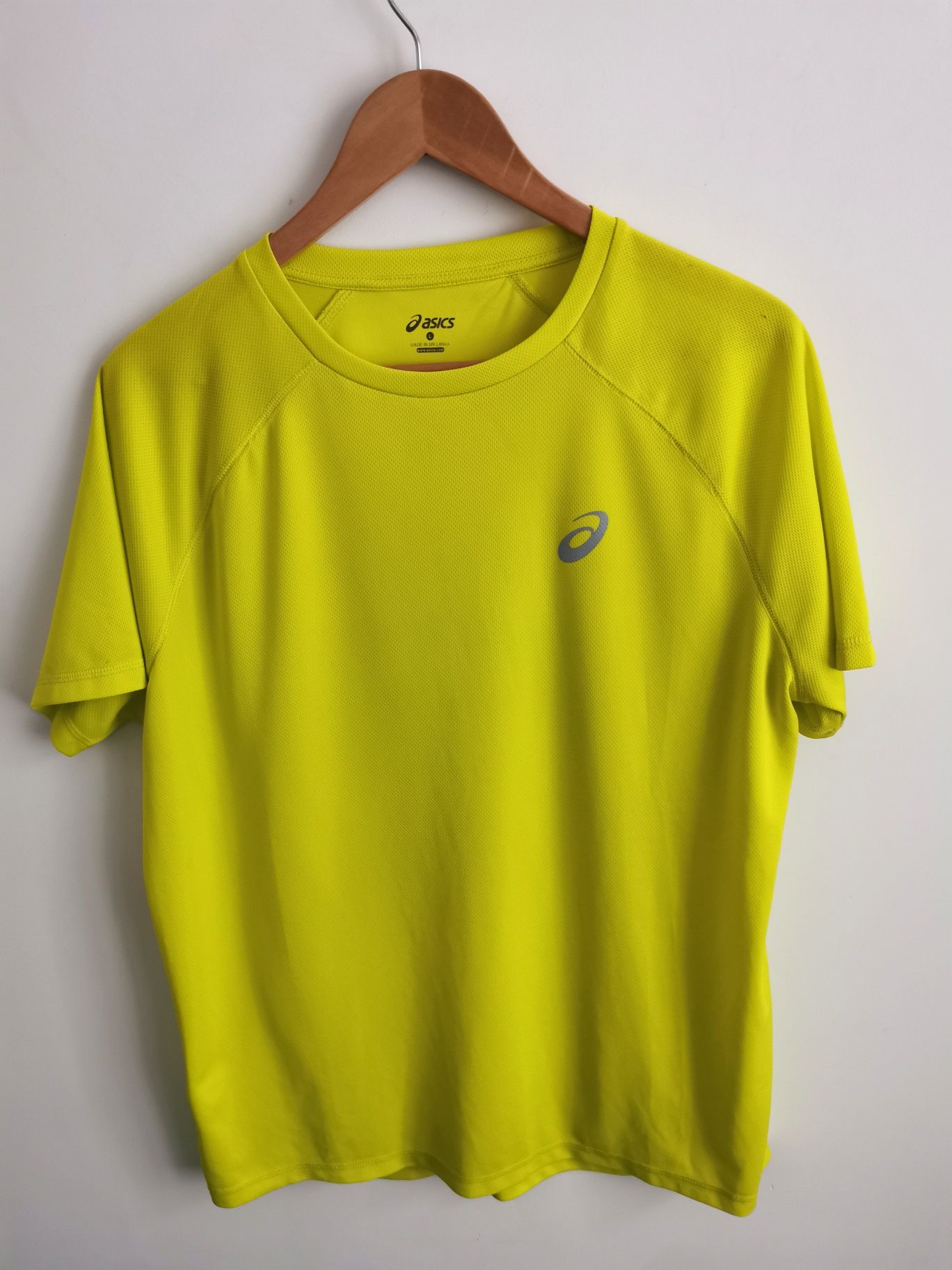 Asics koszulka krótki rękaw sportowa logowana męska t-shirt L