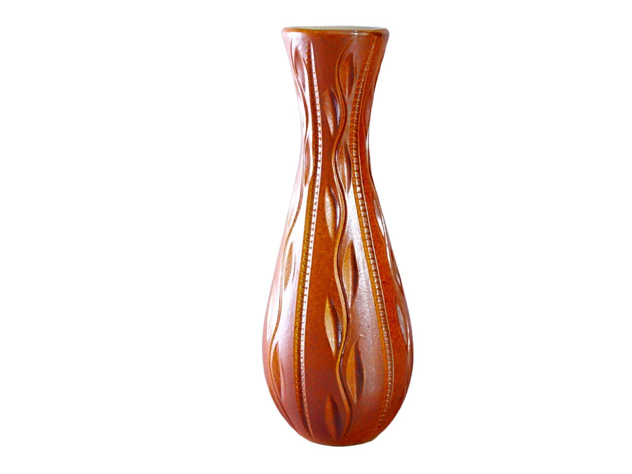 kamenz lata 60/70 piękny kamionkowy wazon