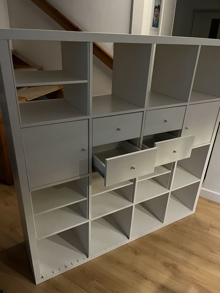 Ikea kallax4x4 z szufladkami