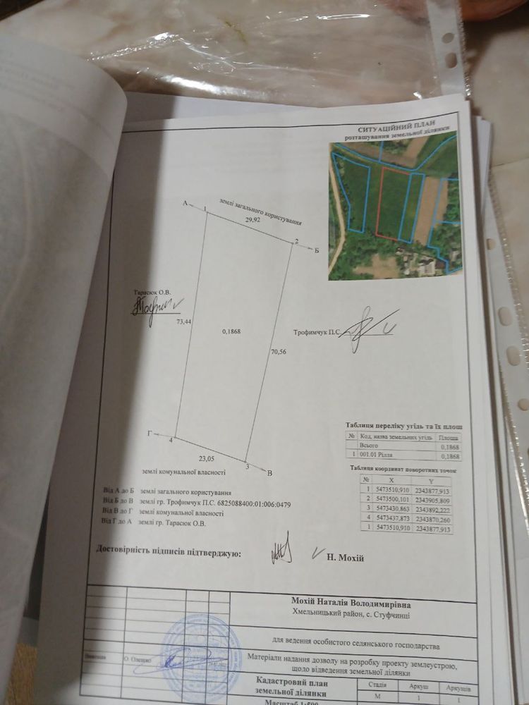 Продам земельну ділянку Стуфчинці
