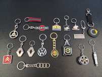 Colecção de porta-chaves auto