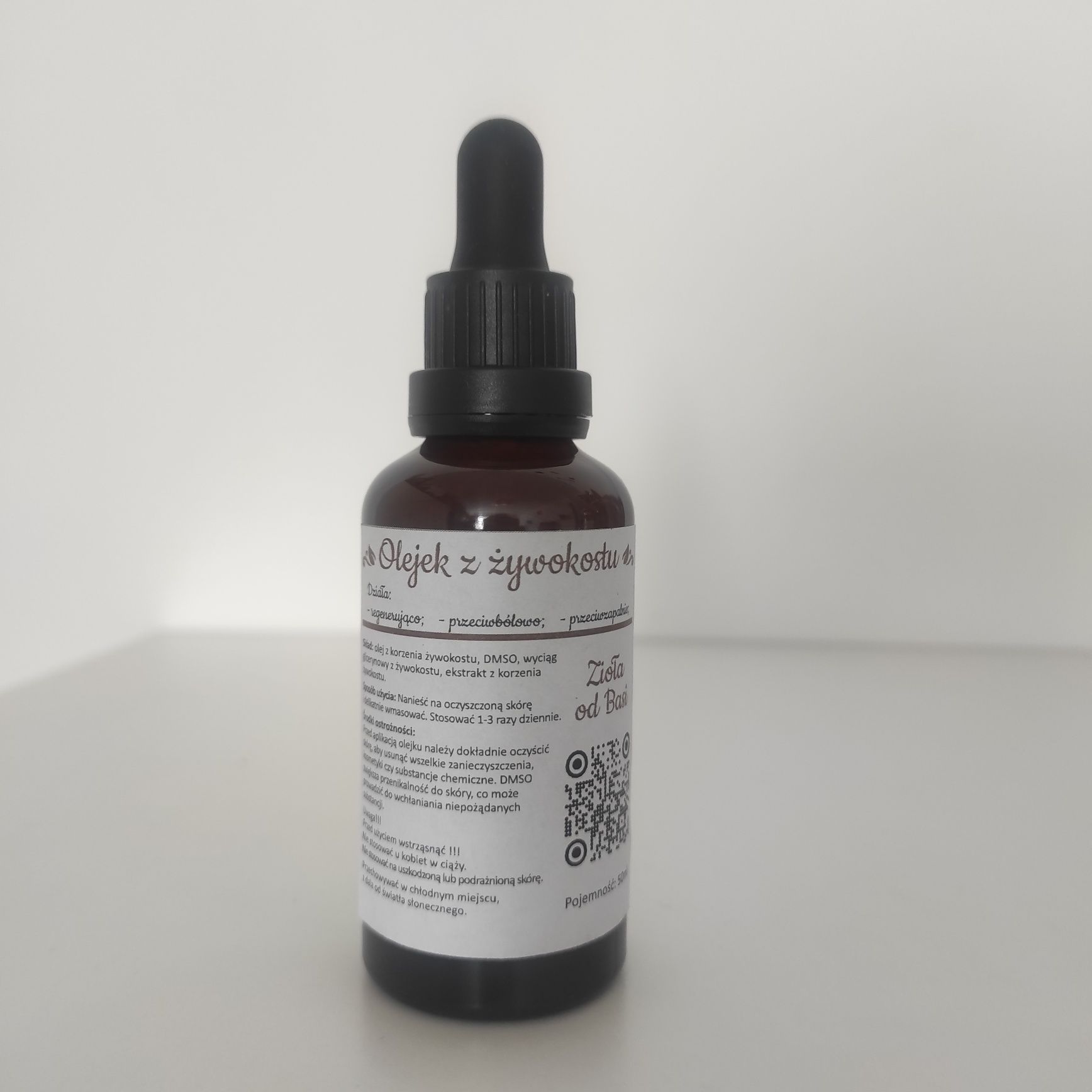 Olejek z Żywokostu z DMSO 50 ml