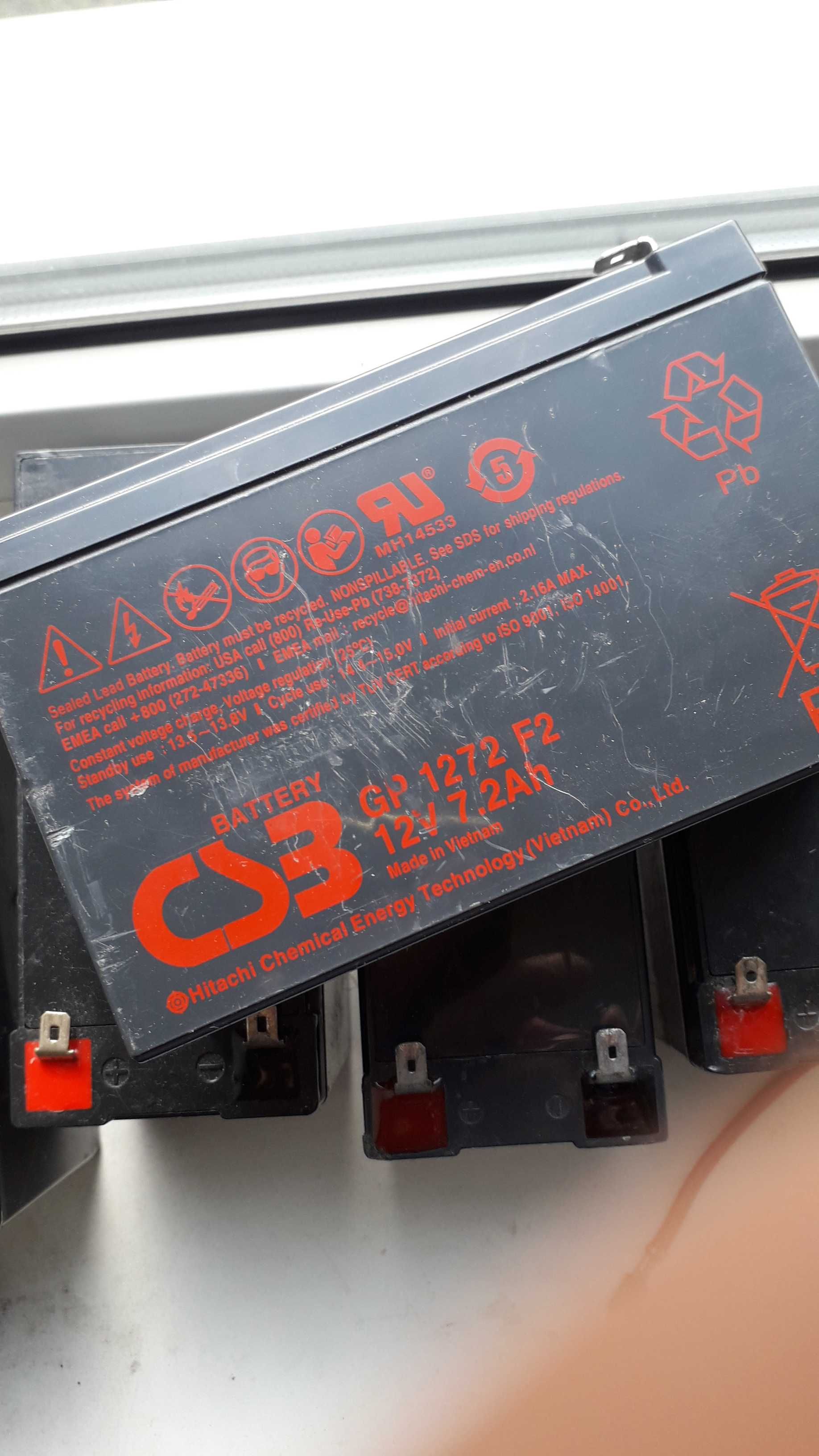 Аккумулятор AGM 12В 7Ачас B.B.Battery BP7-12 и BC7-12 (CSBGP1272 RBC2)