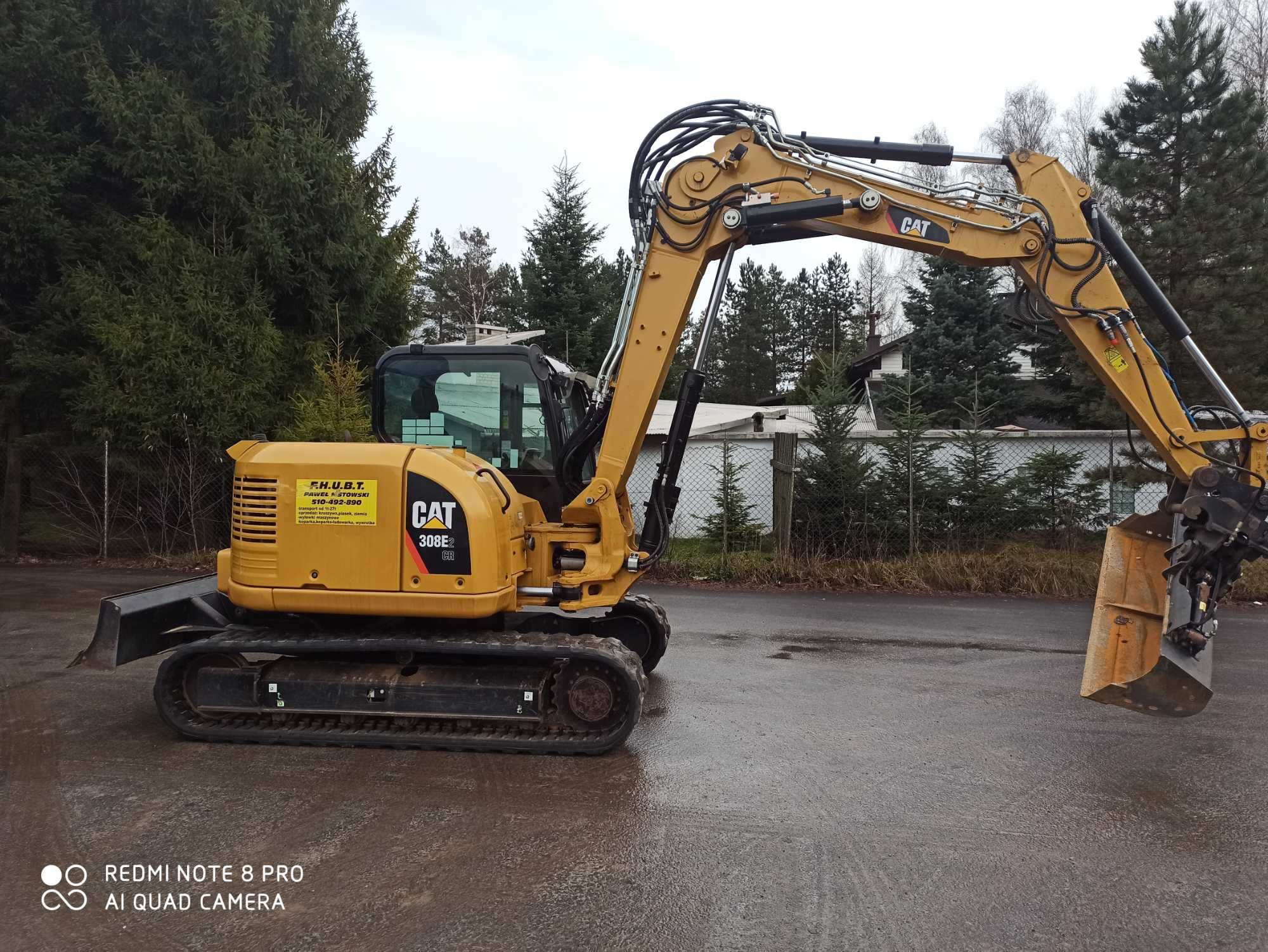 Cat 308e2 super stan 8 ton