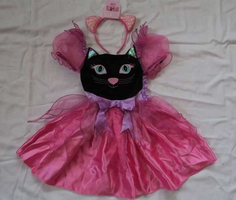 Przebranie kotek r 80-98, 1-3 l TU kostium strój kotek