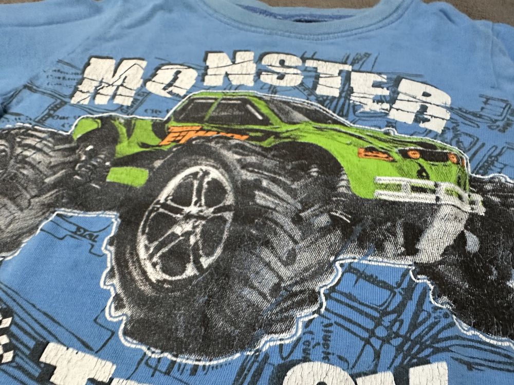 Bluzka Monster Truck 1,5-2lata 18-24 msc 86-92cm #1753