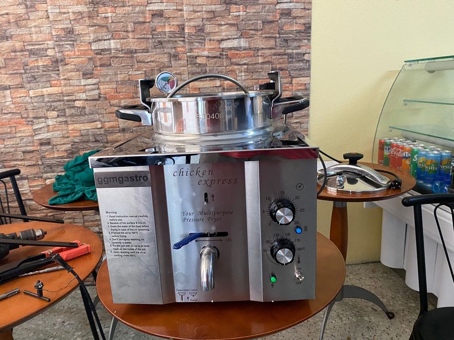 fritadeira a pressao ( estilo kfc)