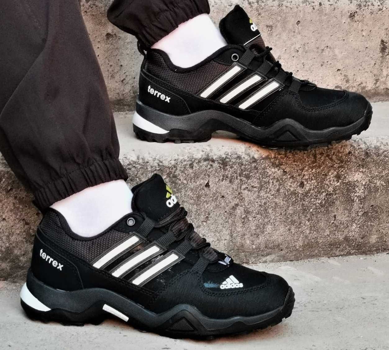 Мужские Зимние Термо Кроссовки Адидас Черные Терекс ADIDAS Terrex