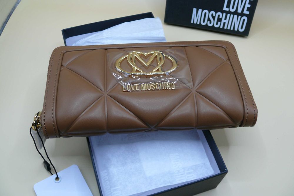 Love Moschino Carteira Logo Plaque