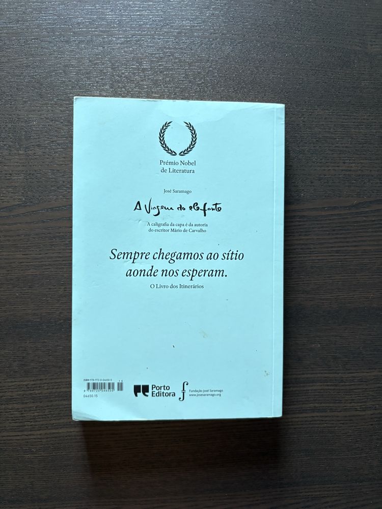 Livro “A viagem do elefante” e “o conta da ilha desconhecida”