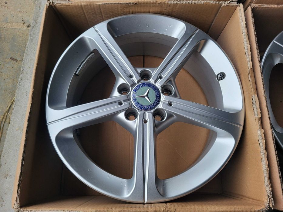 [489] Felgi aluminiowe Oryginał MERCEDES 17 Cali 5x112 ET44 +Czujniki