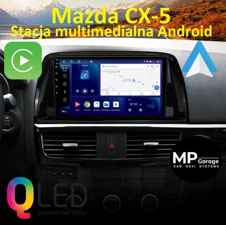 Radio Nawigacja Mazda CX-5 Android 11 CarPlay/AndroidAuto 4G Qled