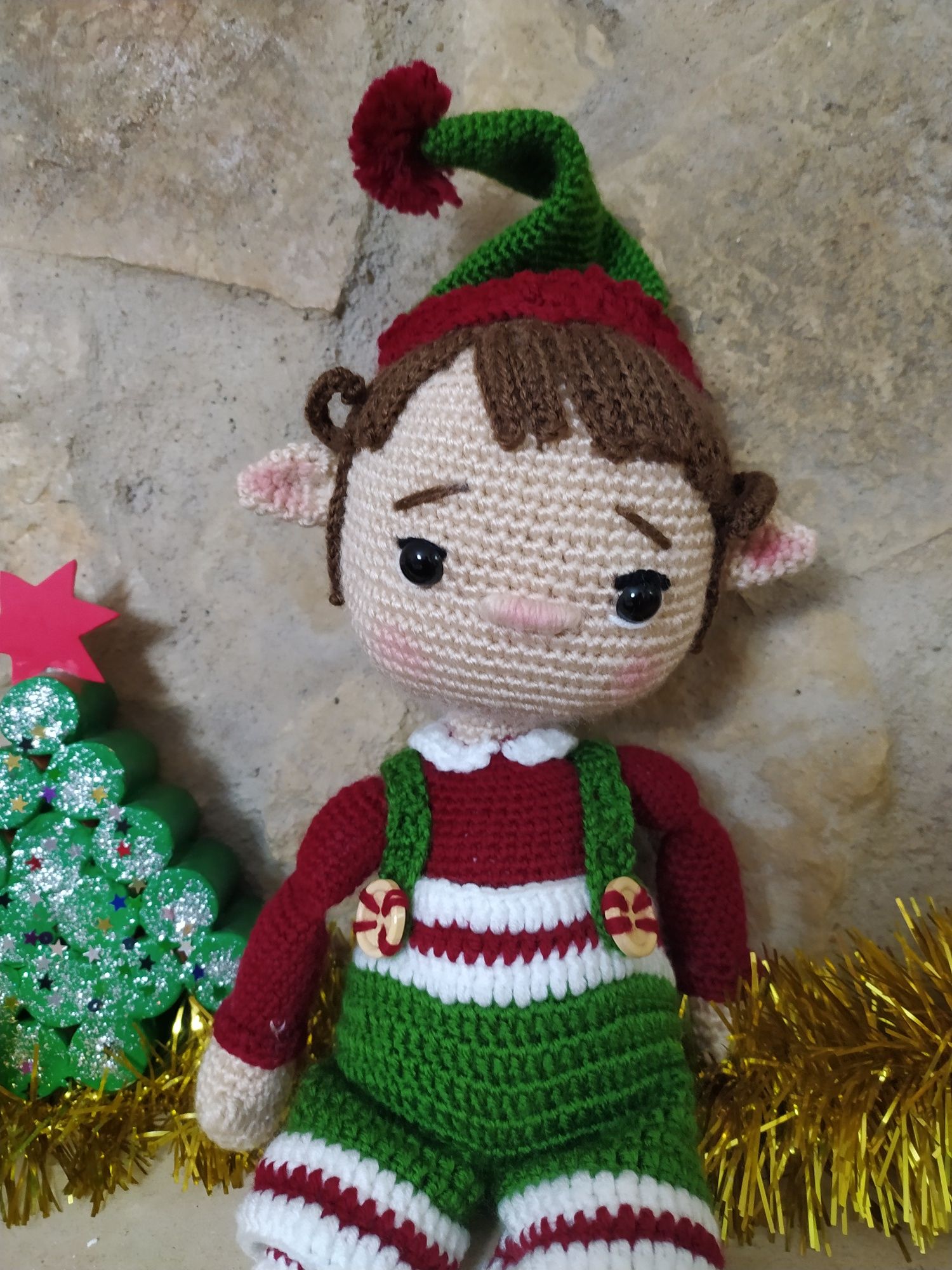 Elfo Amigurumi Natalício