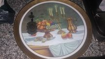 Prato Limoges pintado á mão