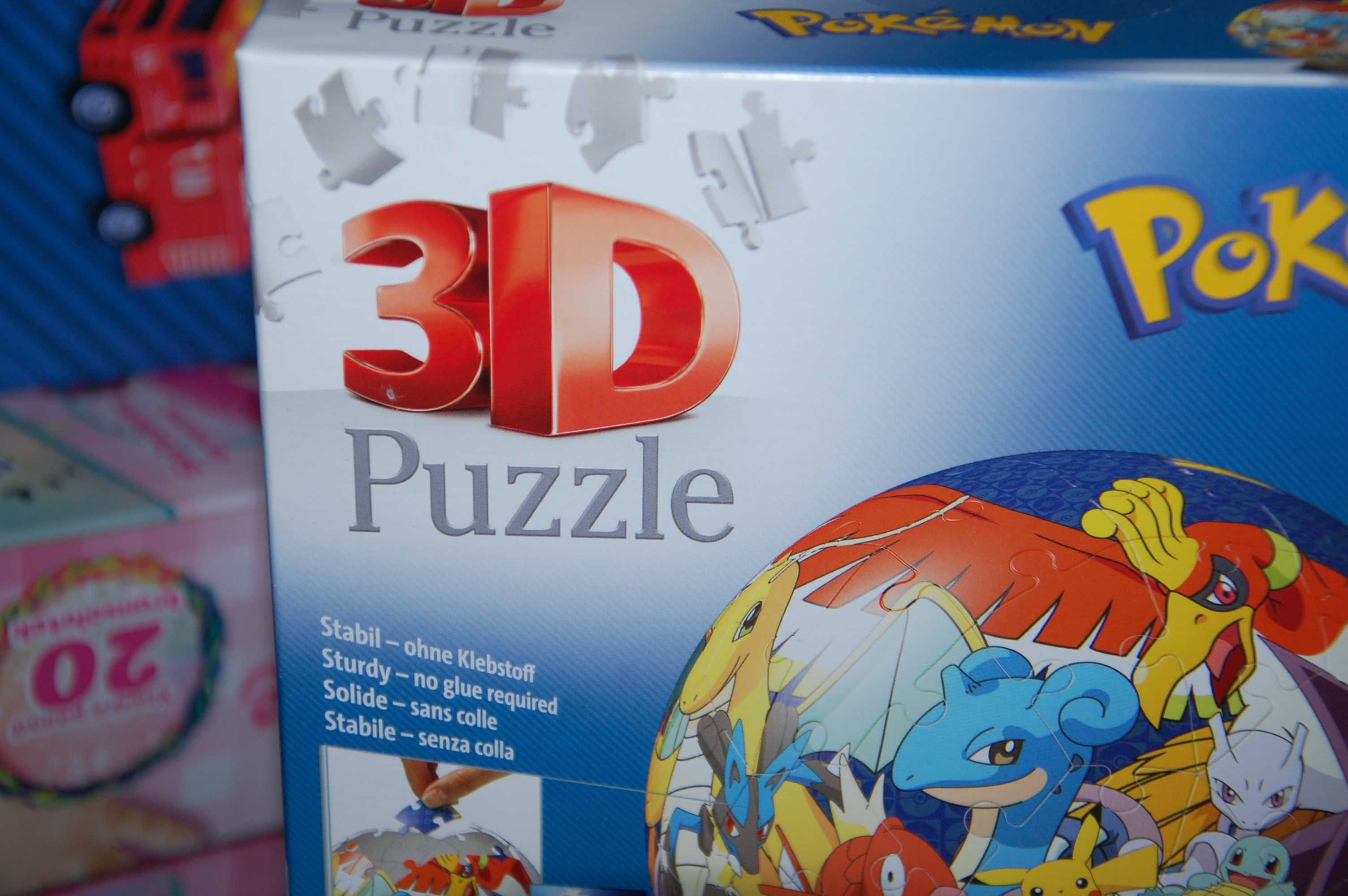 nowe puzzle 3D POKEMON