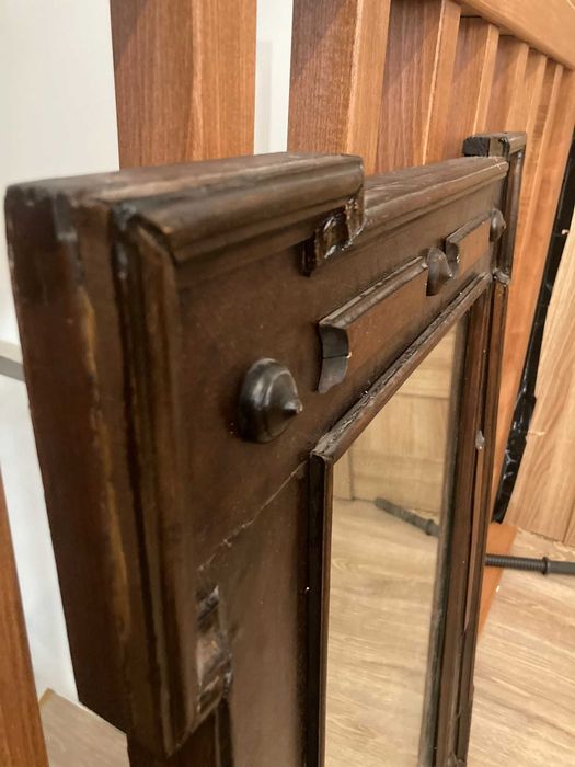 Lustro drewniana rama