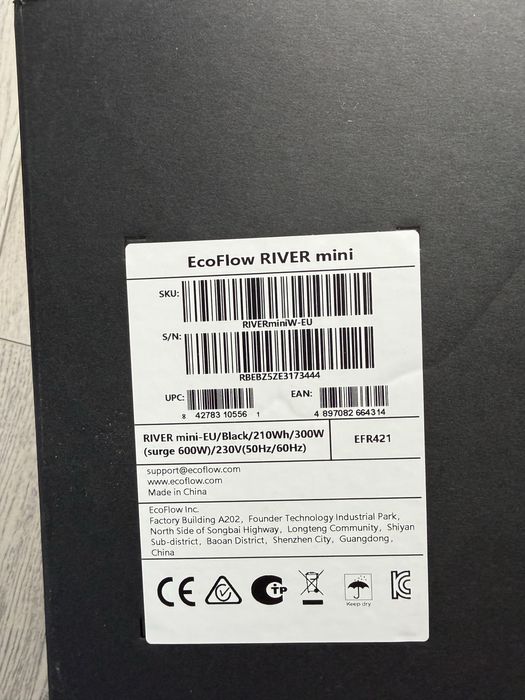 EcoFlow River mini 300w