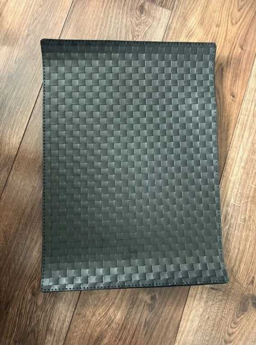 Zestaw podkładek na stół podkładka prostokątne czarny ciemnoszary