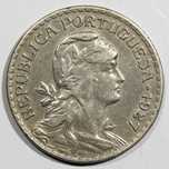 Republica Portuguesa - 1 Escudo 1927 MBC