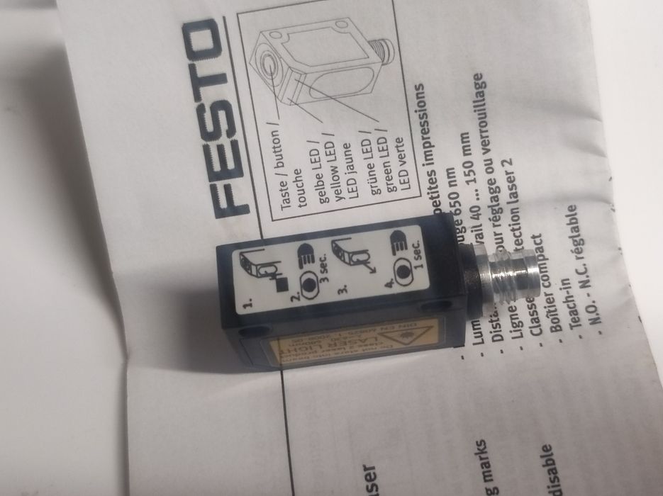 Sensor fotoelétrico Festo