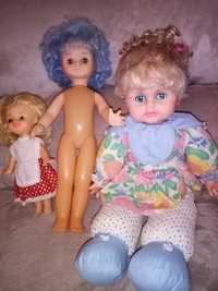 Куклы и резиновые игрушки СССР, обезьяна, незнайка, овечка и др