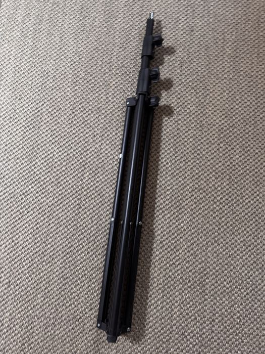 3 Light stands suporte luz fotografia + mala