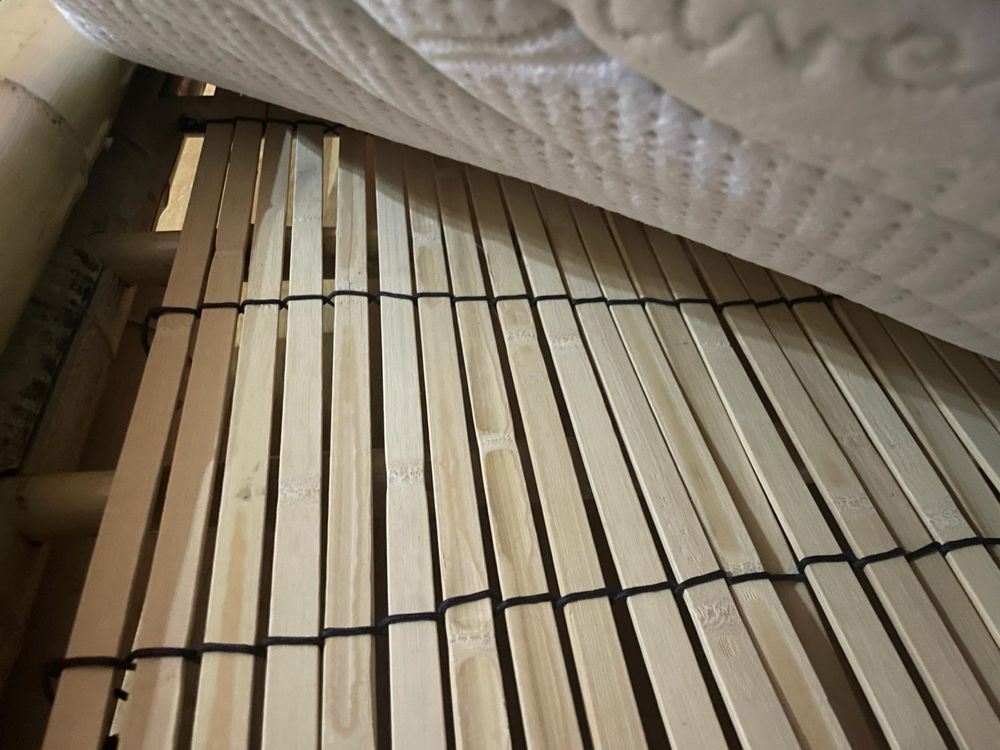 Łóżko bambusowe dwuosobowe
