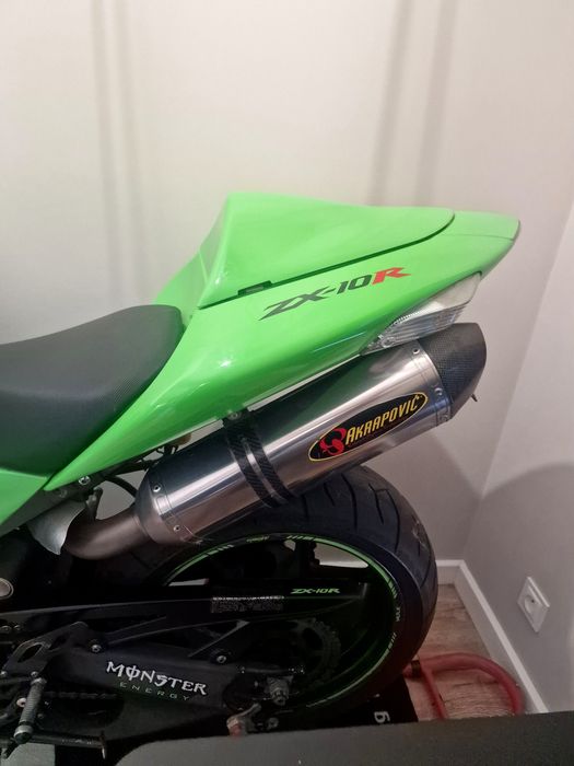 Kawasaki ninja zx10r zx 10r  akrapovic 2006r zamianapoopsy