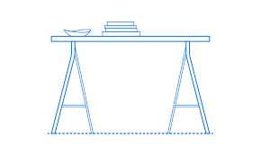 Glass Table Top and Steel legs  150 x 80 x 74cm