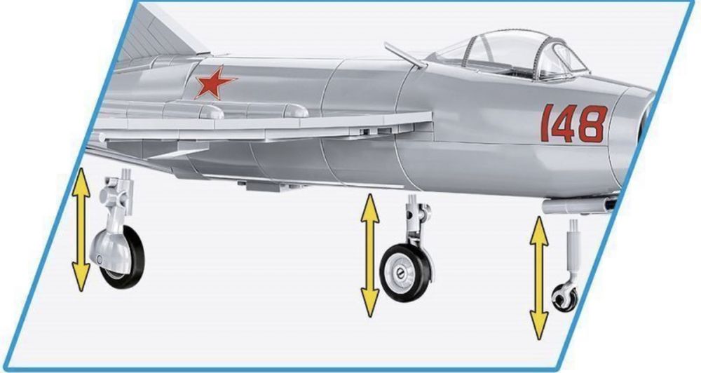 Klocki COBI 2416 Radziecki Samolot MIG-15 FAGOT