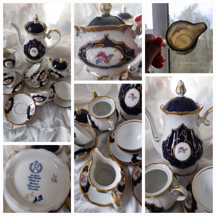 Розовый фарфор,хрусталь,сервизы,салфетки,чайники,трио Германи