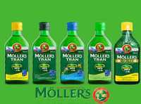 Mollers omega 3 рыбий жир для детей 3 лет и взрослых цитрус, фруктовый