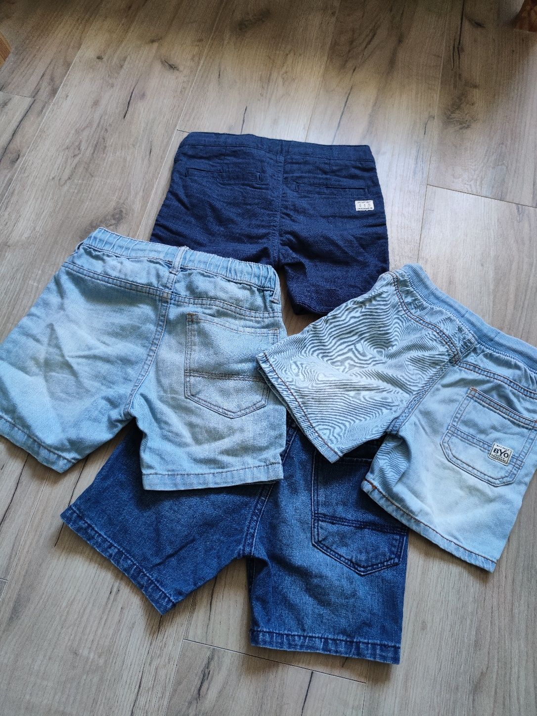 Zestaw spodenek 104 chłopiec jeans Zara h&m
