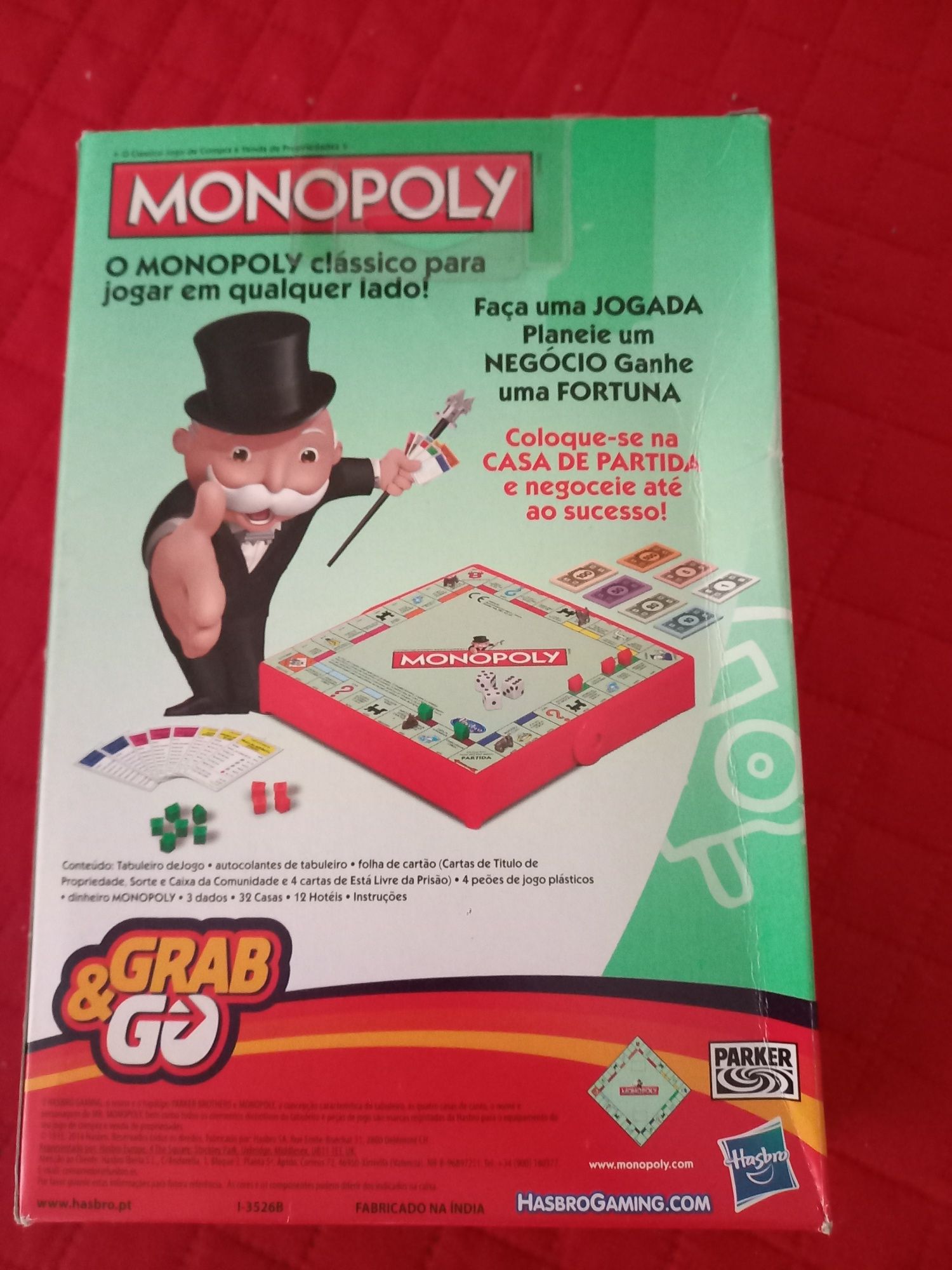 Monopoly Hasbro Grab & Go