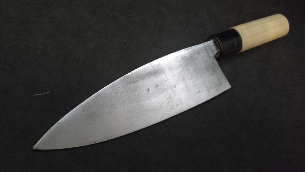 Nóż japoński みかしは Mikashiwa deba stal weglowa