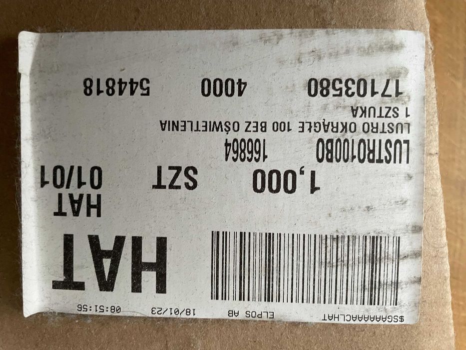 lustro ELITA 100 cm okrągłe