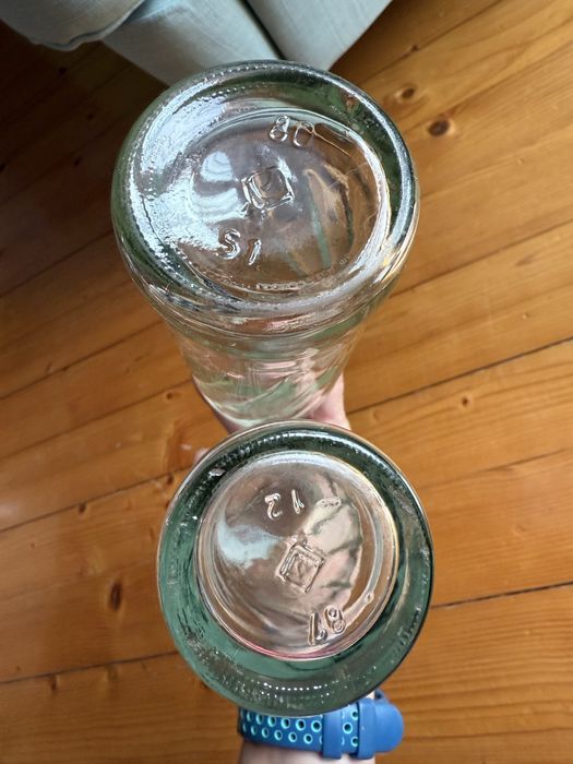 Kolekcjonerska butelka Pepsi Cola 0.25l, retro, vintage - 2 sztuki