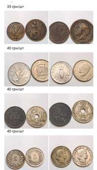 Монеты разные 35-100 грн/шт