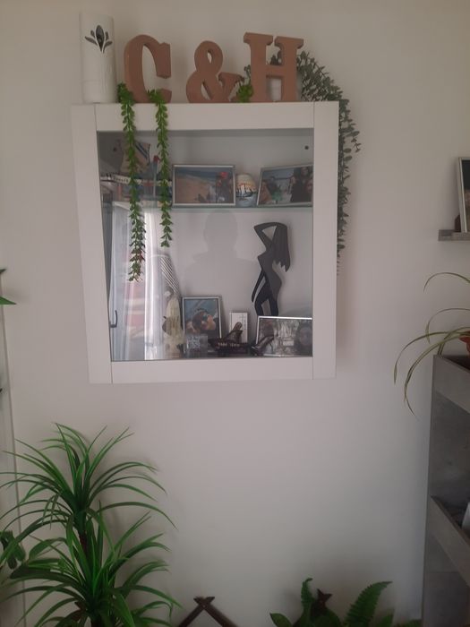 Vitrine para pendurar branca