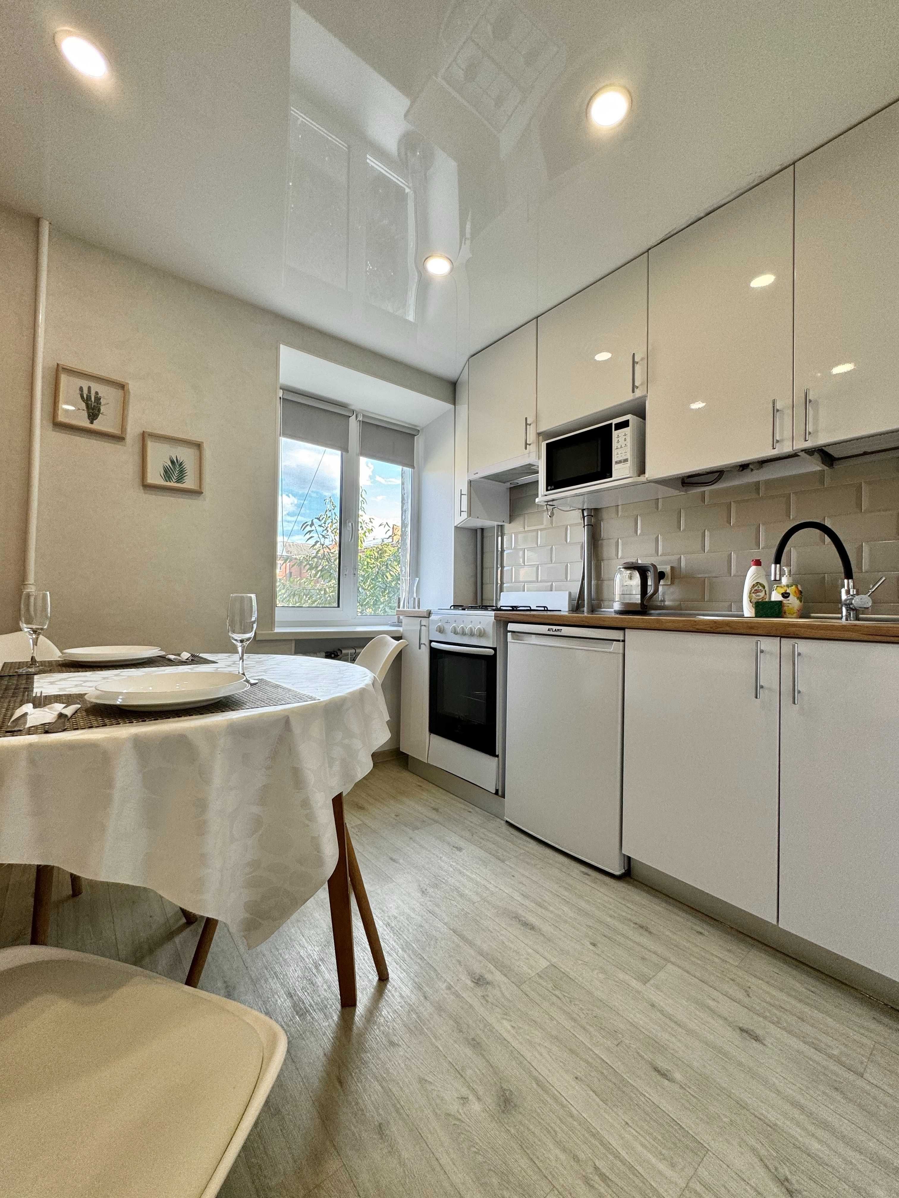 ApartPoltava Світла квартира ЛИСТОПАД  Скандинавський стиль, фіск.ЧЕК