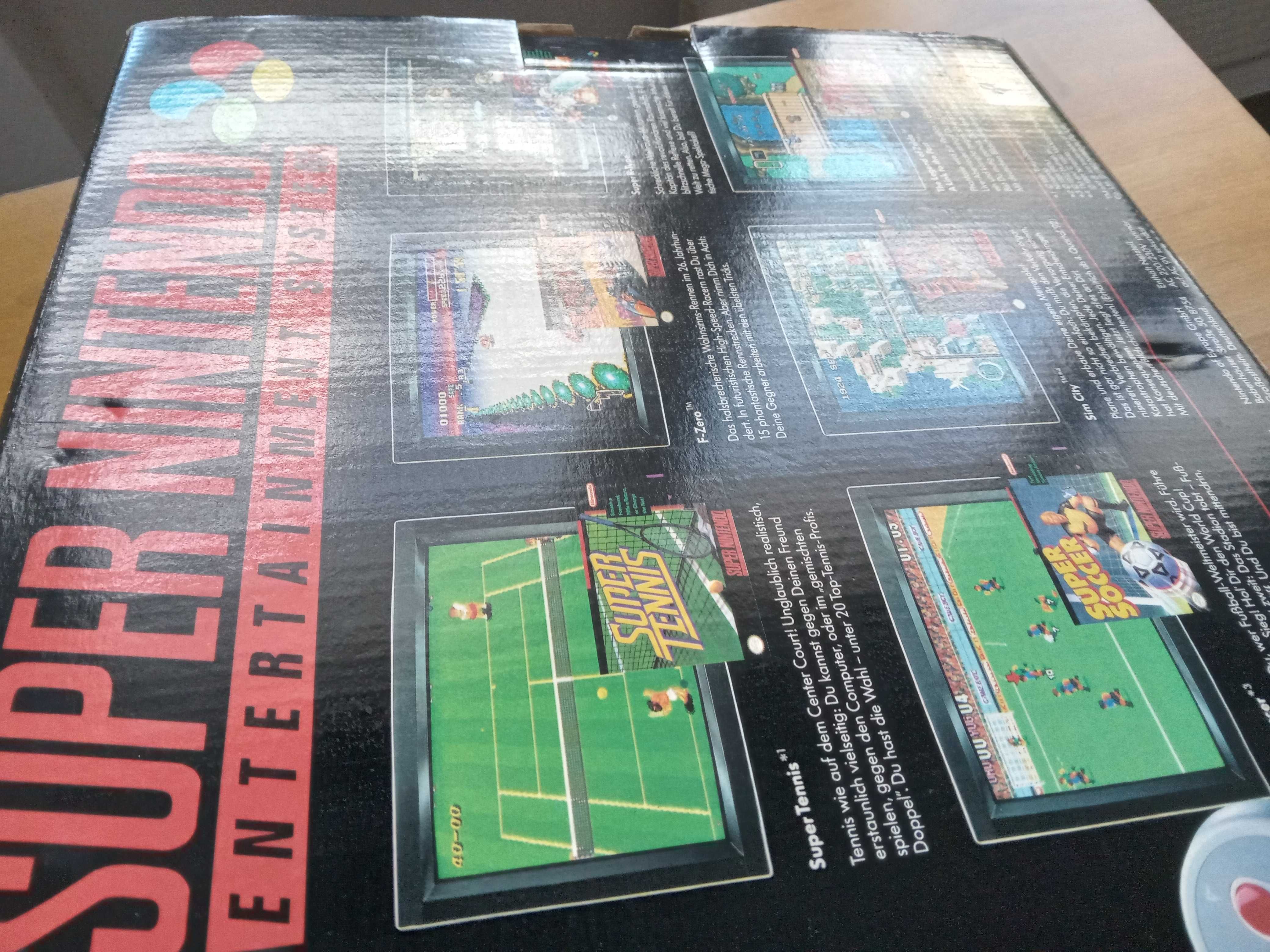 Oryginalne Pudełko do konsoli Super Nintendo SNES