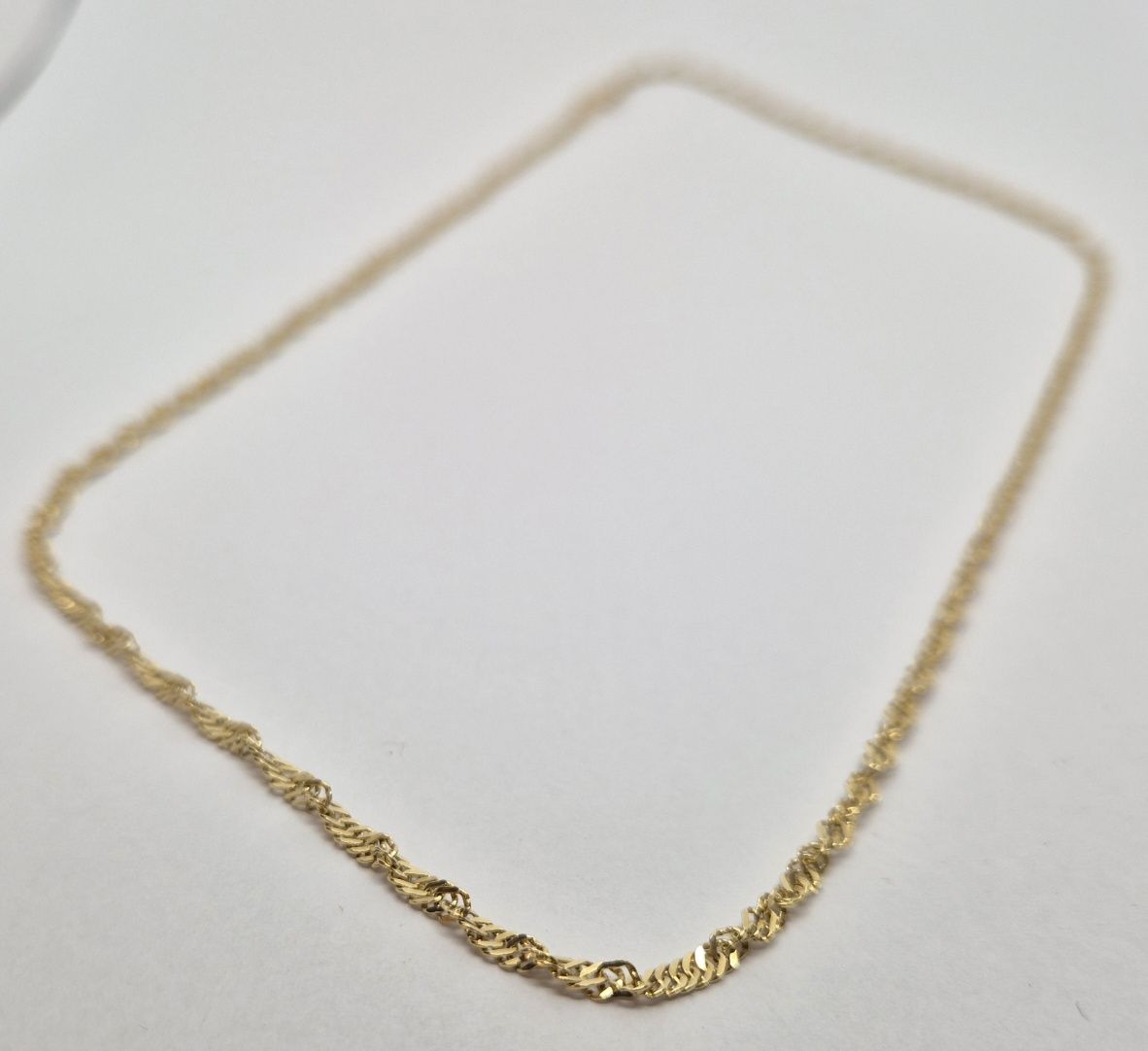 Łańcuszek złoty 5,63g, złoto 18 KT, Komis Jasło Czackiego