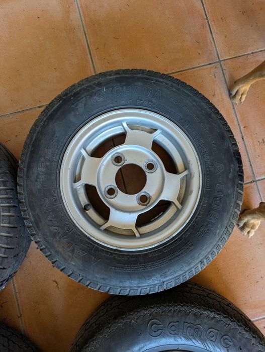 Jantes 10 mini clássico com pneus