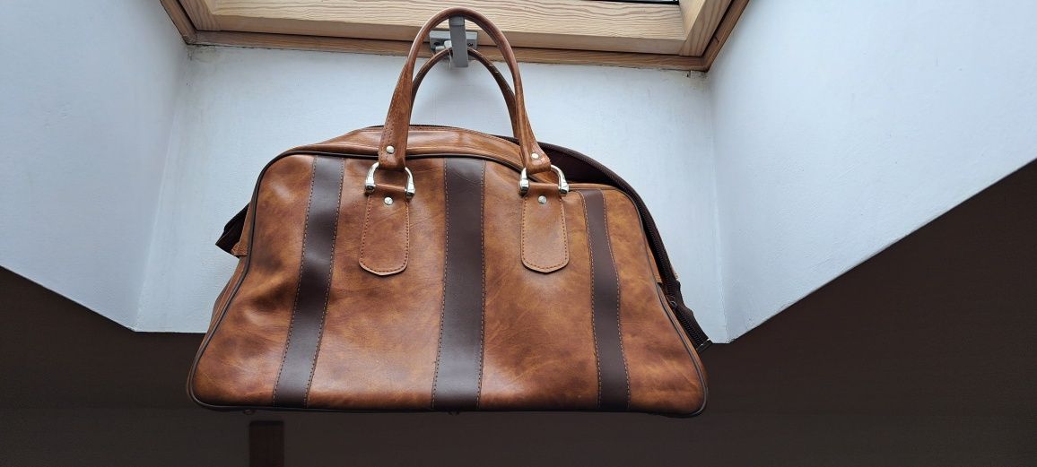 Retro torba bagażowa stan niemal idealny dobra jakość
